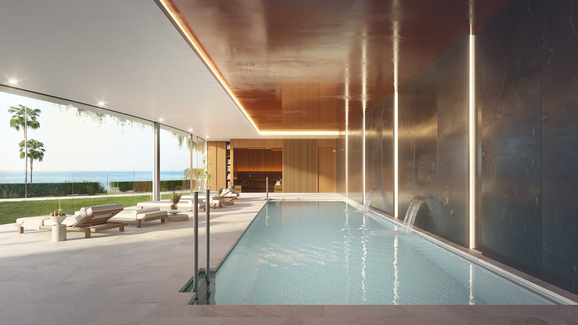 indoor pool Casatalaya community Benalmádena