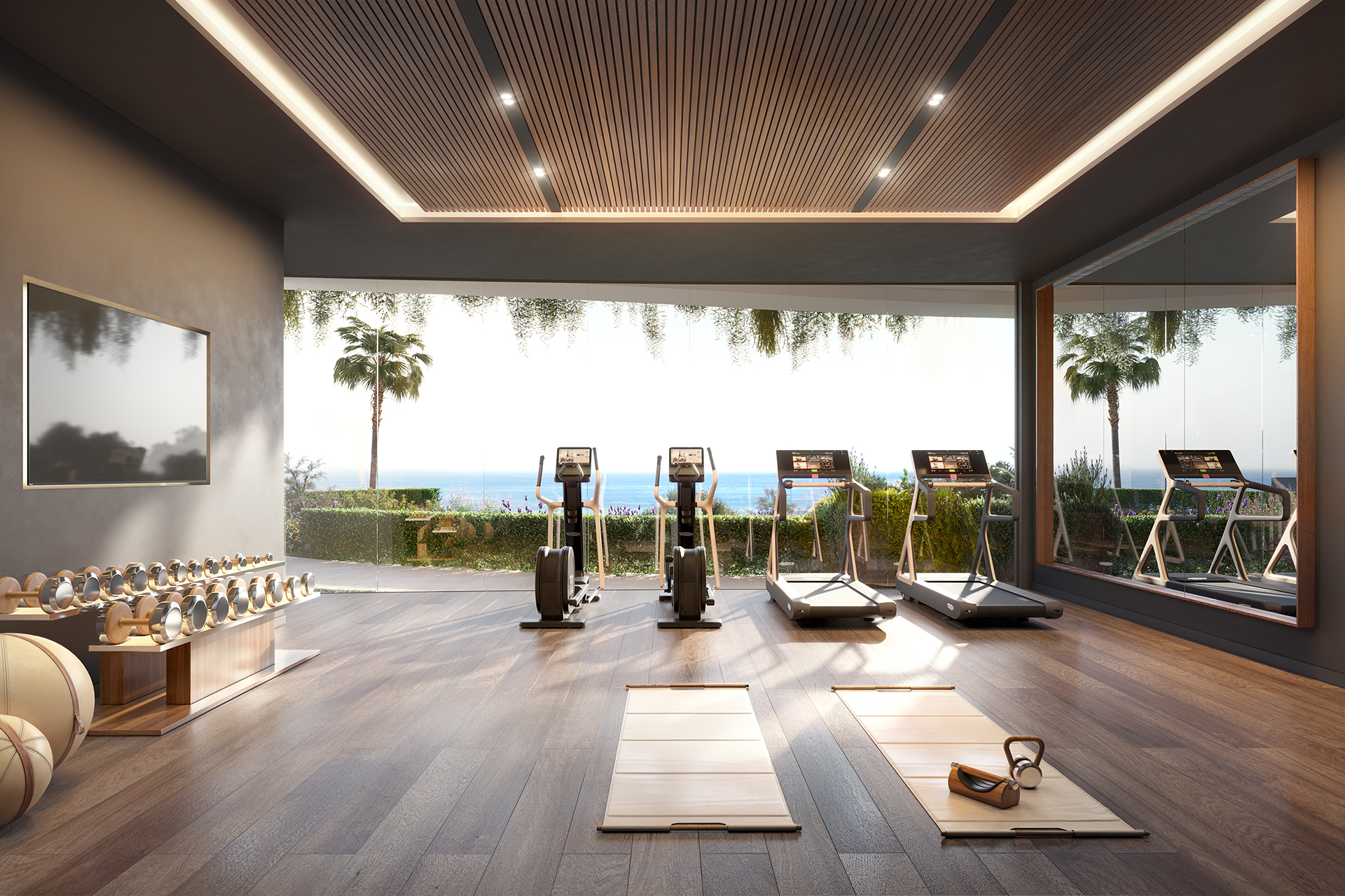 gym Casatalaya apartments for sale Benalmádena